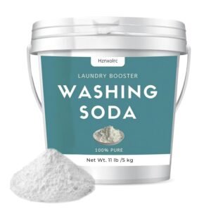 11 lb Sodium Carbonate Washing Soda, Super Washing Soda For Laundry, 100% Pure, Household Cleaner, Ideal For Cleaning Kitchens And Bathrooms, Washing Soda For Dishwasher 11 lb Sodium Carbonate Washing Soda, Super Washing Soda For Laundry, 100% Pure, Household Cleaner, Ideal For Cleaning Kitchens And Bathrooms, Washing Soda For Dishwasher