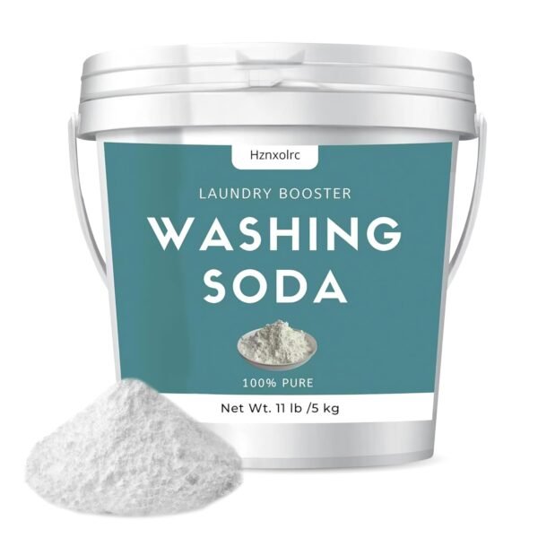 11 lb Sodium Carbonate Washing Soda, Super Washing Soda For Laundry, 100% Pure, Household Cleaner, Ideal For Cleaning Kitchens And Bathrooms, Washing Soda For Dishwasher 11 lb Sodium Carbonate Washing Soda, Super Washing Soda For Laundry, 100% Pure, Household Cleaner, Ideal For Cleaning Kitchens And Bathrooms, Washing Soda For Dishwasher