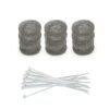 12 Pieces Lint Traps Washing Machine Quality Snares for Laundry and Rust Proof Stainless Steel Mesh with Ties Hose Filter Screen Sock Catcher 12 Pieces Lint Traps Washing Machine Quality Snares for Laundry and Rust Proof Stainless Steel Mesh with Ties Hose Filter Screen Sock Catcher