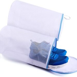 2 Pack Shoes Wash Bags,Shoe Washing Machine Bag,Honeycomb Mesh Laundry Bags with Zipper for Sneakers,Running Shoes,Sock,Bras,Delicates and Toys 2 Pack Shoes Wash Bags,Shoe Washing Machine Bag,Honeycomb Mesh Laundry Bags with Zipper for Sneakers,Running Shoes,Sock,Bras,Delicates and Toys