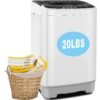 20Lbs Portable Washing Machine Nictemaw Portable Washer, 2.8 Cu.ft Washer and Dryer Combo with Drain Pump, 10 Programs 8 Water Level Compact Laundry Washer for Home, Apartment,... 20Lbs Portable Washing Machine Nictemaw Portable Washer, 2.8 Cu.ft Washer and Dryer Combo with Drain Pump, 10 Programs 8 Water Level Compact Laundry Washer for Home, Apartment,...