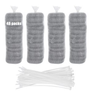48 PCS Lint Traps Washing Machine Lint Trap Stainless Steel lint Snare Traps Laundry Mesh Washer Hose Filter Washing Machine Lint Snare, Lint Traps Hose Screen Filter Catcher... 48 PCS Lint Traps Washing Machine Lint Trap Stainless Steel lint Snare Traps Laundry Mesh Washer Hose Filter Washing Machine Lint Snare, Lint Traps Hose Screen Filter Catcher...