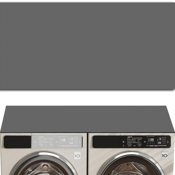54'' x 27'' Washer and Dryer Covers for the Top, Non-Slip Washing Machine Cover, Diatomite Washer Dryer Top Protector Mat for Laundry Kitchen Home Dark Gray 54'' x 27'' Washer and Dryer Covers for the Top, Non-Slip Washing Machine Cover, Diatomite Washer Dryer Top Protector Mat for Laundry Kitchen Home Dark Gray