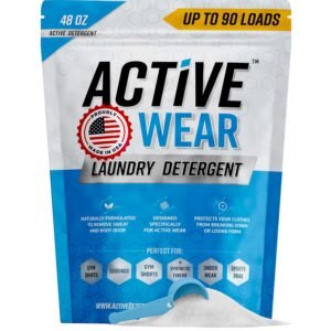 Active Wear Laundry Detergent & Soak - Formulated for Sweat and Workout Clothes - Natural Performance Concentrate Enzyme Booster Deodorizer - Powder Wash for Activewear Gym... Active Wear Laundry Detergent & Soak - Formulated for Sweat and Workout Clothes - Natural Performance Concentrate Enzyme Booster Deodorizer - Powder Wash for Activewear Gym...