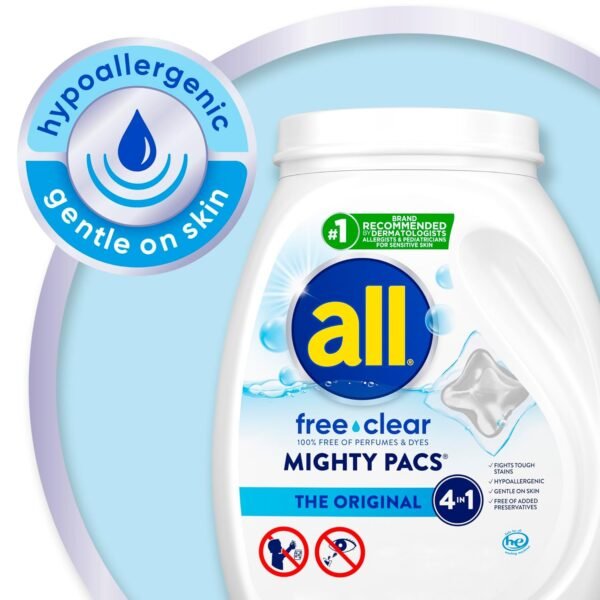 All Free Clear Laundry Detergent Mighty Pacs Review Tough on Stains Gentle on Skin All Free Clear Laundry Detergent Mighty Pacs Review Tough on Stains Gentle on Skin
