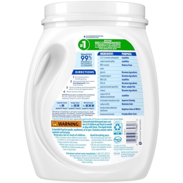 All Free Clear Laundry Detergent Mighty Pacs Review Tough on Stains Gentle on Skin All Free Clear Laundry Detergent Mighty Pacs Review Tough on Stains Gentle on Skin