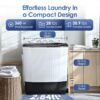 Anypro Portable Clothes Washing Machine Review Twin Tub Washer Dryer Combo Efficiency Anypro Portable Clothes Washing Machine Review Twin Tub Washer Dryer Combo Efficiency