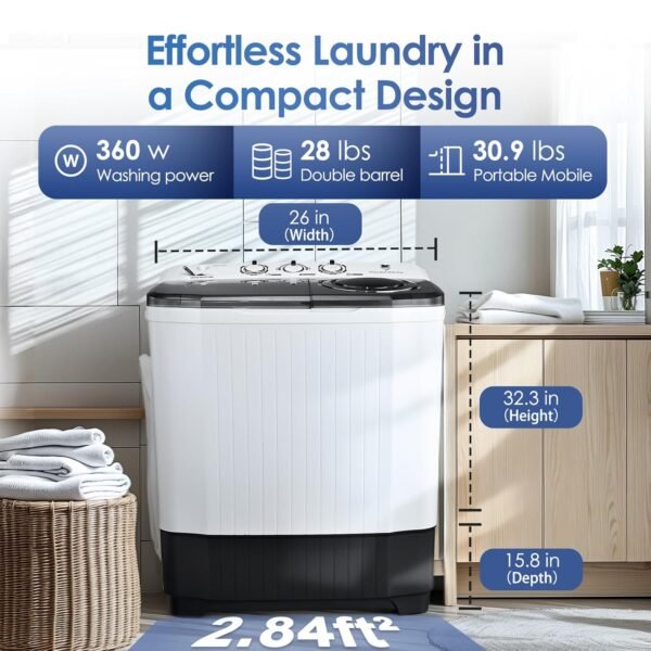 Anypro Portable Clothes Washing Machine Review Twin Tub Washer Dryer Combo Efficiency Anypro Portable Clothes Washing Machine Review Twin Tub Washer Dryer Combo Efficiency