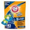 Arm & Hammer Plus OxiClean 5-in-1 Laundry Detergent Power Paks, 42 Count (Packaging may vary) Arm & Hammer Plus OxiClean 5-in-1 Laundry Detergent Power Paks, 42 Count (Packaging may vary)