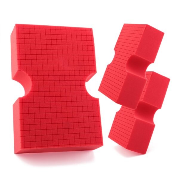 Car Wash Sponge, SPTA 3 Pack Big Red Sponge, Scratch-Free Car Cleaning Sponge, Durable Cross Cut Grid Sponge for Auto Multi Use Cleaning Washing Surfaces Car Wash Sponge, SPTA 3 Pack Big Red Sponge, Scratch-Free Car Cleaning Sponge, Durable Cross Cut Grid Sponge for Auto Multi Use Cleaning Washing Surfaces
