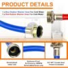 Cenipar 4FT Rubber Washing Machine Hoses Review Leak-Proof Hot Cold Water Lines Cenipar 4FT Rubber Washing Machine Hoses Review Leak-Proof Hot Cold Water Lines