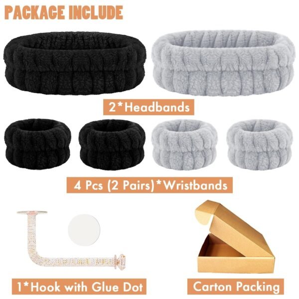 CERETIA Face Wash Headband and Wristband Set Review Absorbent Microfiber Comfort CERETIA Face Wash Headband and Wristband Set Review Absorbent Microfiber Comfort