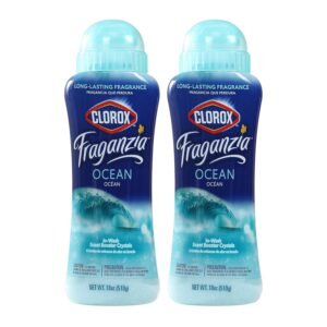 Clorox™ Fraganzia™ In-Wash Scent Booster Crystals in Ocean Scent, 18 Oz Twin Pack | Laundry Scent Booster Crystals | In-wash Scent Booster for Fresh Laundry in Ocean Scent 18... Clorox™ Fraganzia™ In-Wash Scent Booster Crystals in Ocean Scent, 18 Oz Twin Pack | Laundry Scent Booster Crystals | In-wash Scent Booster for Fresh Laundry in Ocean Scent 18...
