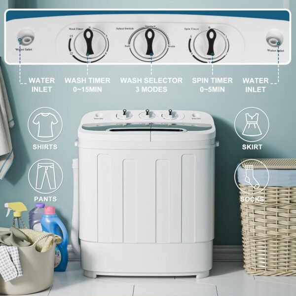 Compact Mini Washing Machine Review for SUPER DEAL: Perfect for Small Spaces Compact Mini Washing Machine Review for SUPER DEAL: Perfect for Small Spaces