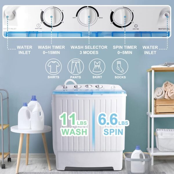Compact Portable Washer Review for SUPER DEAL: A Game Changer for Small Spaces! Compact Portable Washer Review for SUPER DEAL: A Game Changer for Small Spaces!