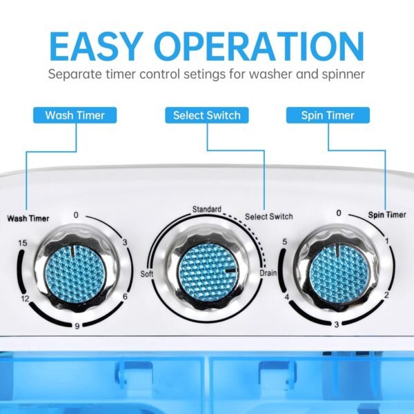 Compact Portable Washer Review ZENY Mini Twin Tub for Small Spaces Compact Portable Washer Review ZENY Mini Twin Tub for Small Spaces