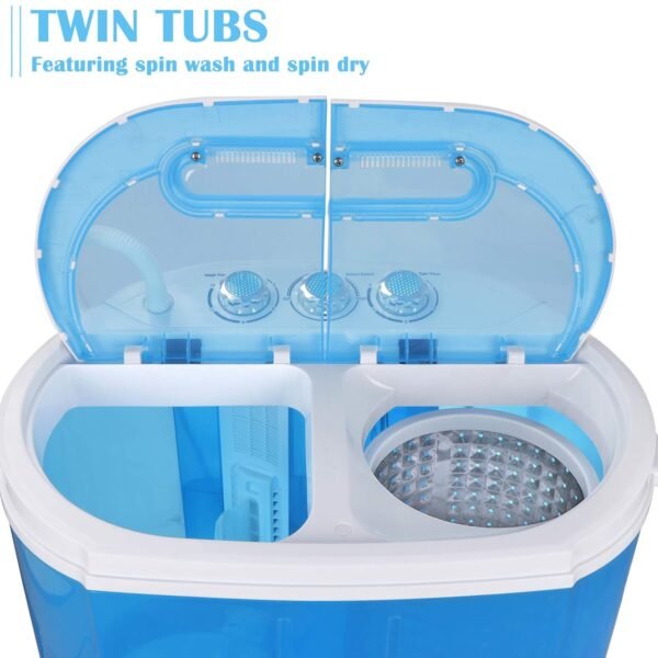 Compact Portable Washer Review ZENY Mini Twin Tub for Small Spaces Compact Portable Washer Review ZENY Mini Twin Tub for Small Spaces