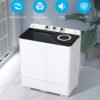 Compact Portable Washing Machine Review ROVSUN 26lbs Twin Tub for Easy Laundry Compact Portable Washing Machine Review ROVSUN 26lbs Twin Tub for Easy Laundry