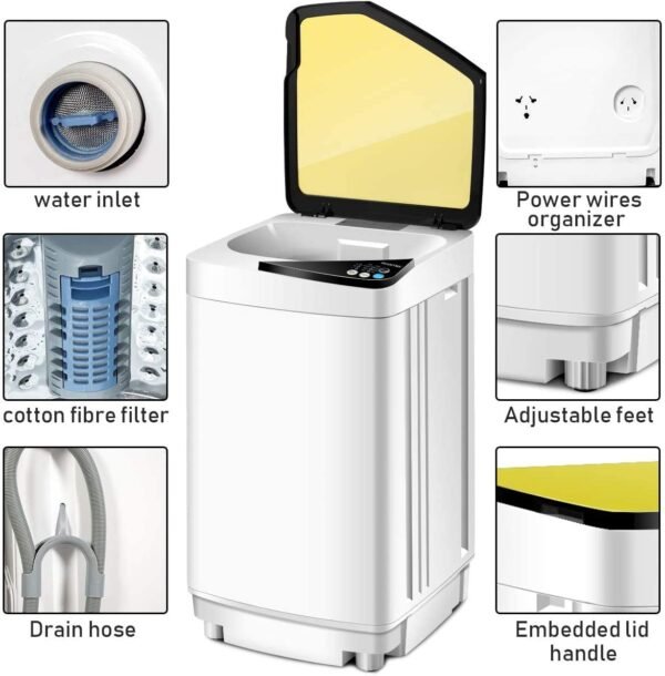 Compact Safeplus Portable Washing Machine Review for Dorms and RVs Compact Safeplus Portable Washing Machine Review for Dorms and RVs