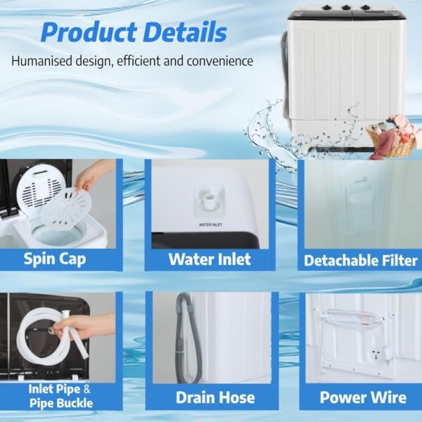 Compact Washing Machine Review for Nictemaw: Perfect Solution for Small Spaces! Compact Washing Machine Review for Nictemaw: Perfect Solution for Small Spaces!
