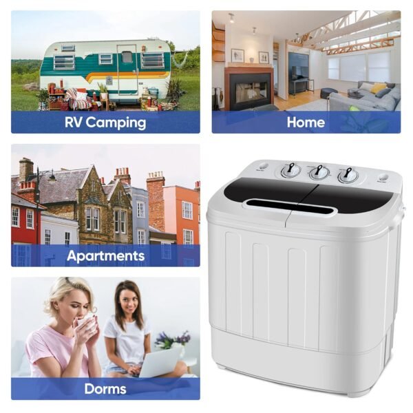 Compact ZENY Portable Washing Machine Review for Small Spaces and RVs Compact ZENY Portable Washing Machine Review for Small Spaces and RVs
