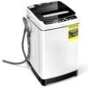 COSTWAY Portable Washing Machine, 11Lbs Capacity Full-automatic Washer with 8 Wash Programs, LED Display, 10 Water Levels, Compact Laundry Washer and Spinner Combo for Apartment... COSTWAY Portable Washing Machine, 11Lbs Capacity Full-automatic Washer with 8 Wash Programs, LED Display, 10 Water Levels, Compact Laundry Washer and Spinner Combo for Apartment...