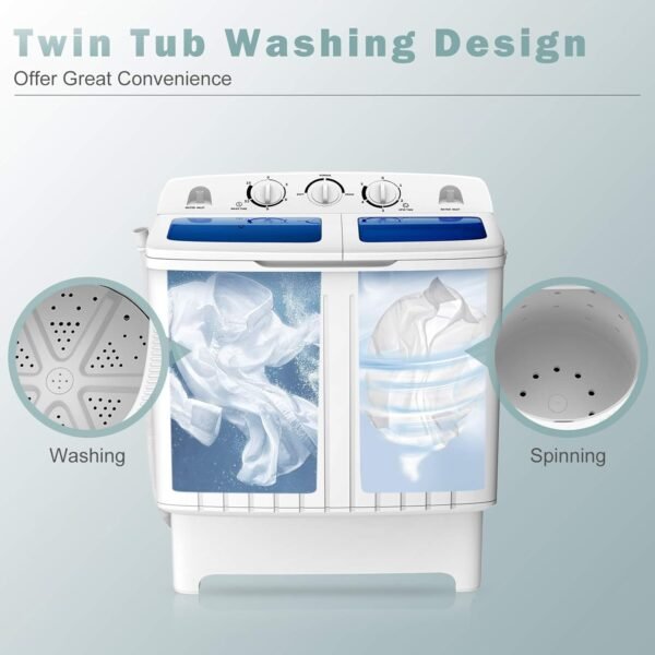 COSTWAY Portable Washing Machine Review: Compact Twin Tub for Easy Laundry Solutions COSTWAY Portable Washing Machine Review: Compact Twin Tub for Easy Laundry Solutions