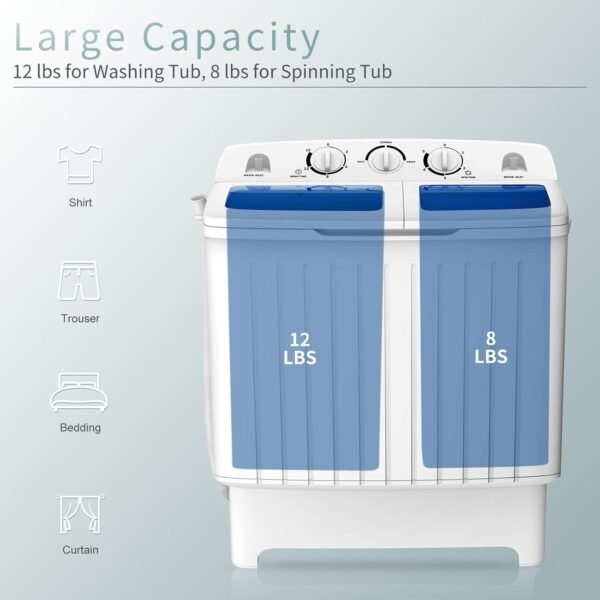 COSTWAY Portable Washing Machine Review: Compact Twin Tub for Easy Laundry Solutions COSTWAY Portable Washing Machine Review: Compact Twin Tub for Easy Laundry Solutions