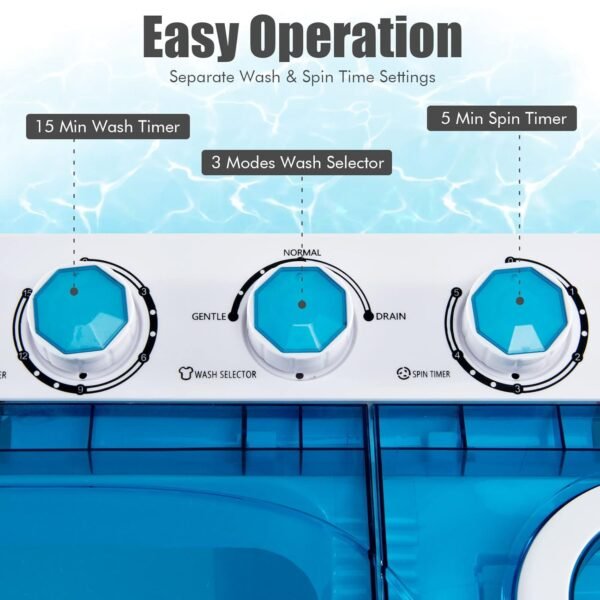 COSTWAY Portable Washing Machine Review for Compact Living Spaces COSTWAY Portable Washing Machine Review for Compact Living Spaces