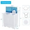COSTWAY Portable Washing Machine Review for Compact Living Spaces and Efficient Laundry COSTWAY Portable Washing Machine Review for Compact Living Spaces and Efficient Laundry
