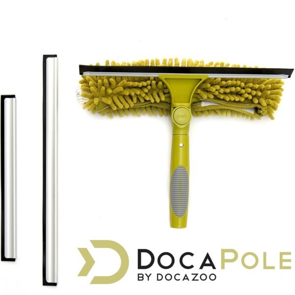 DOCAZOO Extension Pole and Squeegee Review for High Reach Window Cleaning DOCAZOO Extension Pole and Squeegee Review for High Reach Window Cleaning