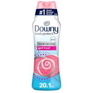 Downy Fresh Protect Laundry Scent Booster Beads for Washer with Febreze Odor Defense, April Fresh, 42 Loads, 20.1 oz Downy Fresh Protect Laundry Scent Booster Beads for Washer with Febreze Odor Defense, April Fresh, 42 Loads, 20.1 oz