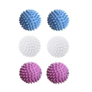 Dryer Balls for Laundry, 6 PCS Non-Toxic Reduces Drying Time & Static Washing Balls Reusable Dryer Balls Prevents Tangles Pet Fur Remover for Laundry Bedding Clothes Dryer Balls for Laundry, 6 PCS Non-Toxic Reduces Drying Time & Static Washing Balls Reusable Dryer Balls Prevents Tangles Pet Fur Remover for Laundry Bedding Clothes
