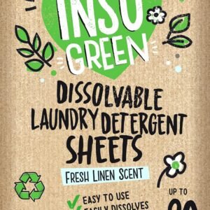 Eco Laundry Detergent Sheets - 80 Load Zero Plastic Jugs Washer Strips - No Mess, Space-Saving Travel Detergent - 40 User Friendly Sheets Eco Laundry Detergent Sheets - 80 Load Zero Plastic Jugs Washer Strips - No Mess, Space-Saving Travel Detergent - 40 User Friendly Sheets