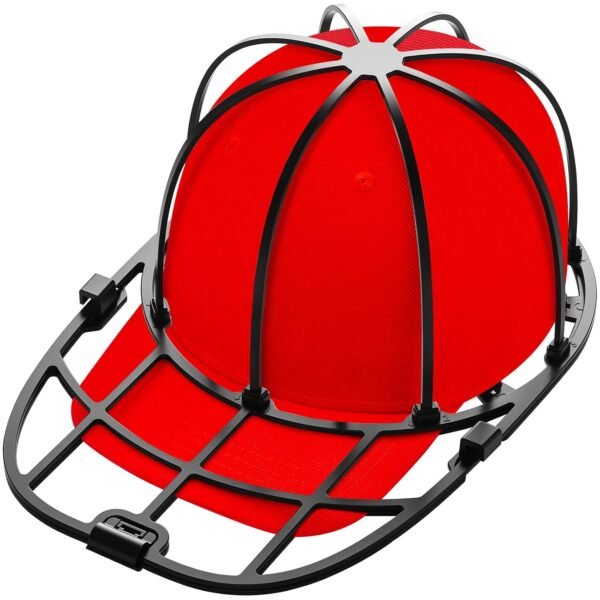 Eiito Hat Washer for Washing Machine, 1 Pack Hat Cleaner for Baseball Caps with Frame Cage Fit for Adult/Kid's Cap Protector Racks Dishwasher Safe-(Black) Eiito Hat Washer for Washing Machine, 1 Pack Hat Cleaner for Baseball Caps with Frame Cage Fit for Adult/Kid's Cap Protector Racks Dishwasher Safe-(Black)