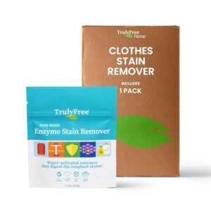 Enzyme Laundry Stain Remover - Natural Laundry Detergent Booster for Blood, Grass, Pet Urine & Odor - Biological Washing Powder for Clothes, Couch Fabric (50 Scoops) Enzyme Laundry Stain Remover - Natural Laundry Detergent Booster for Blood, Grass, Pet Urine & Odor - Biological Washing Powder for Clothes, Couch Fabric (50 Scoops)