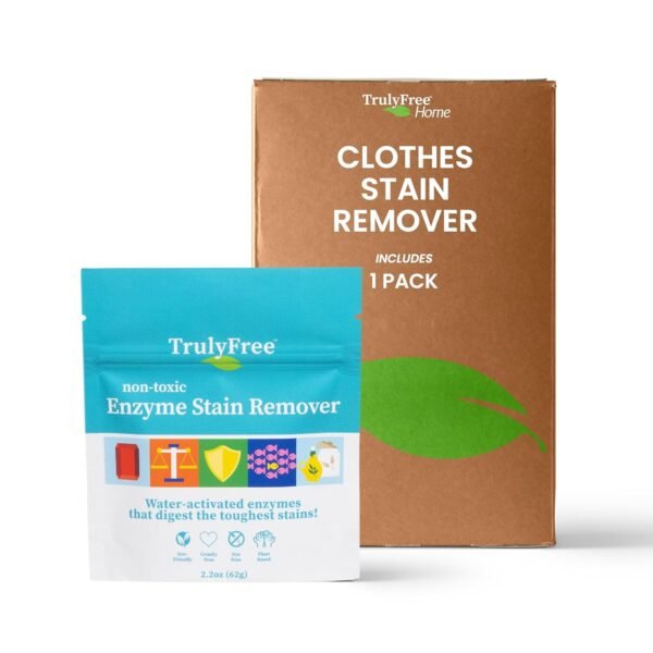 Enzyme Laundry Stain Remover - Natural Laundry Detergent Booster for Blood, Grass, Pet Urine & Odor - Biological Washing Powder for Clothes, Couch Fabric (50 Scoops) Enzyme Laundry Stain Remover - Natural Laundry Detergent Booster for Blood, Grass, Pet Urine & Odor - Biological Washing Powder for Clothes, Couch Fabric (50 Scoops)