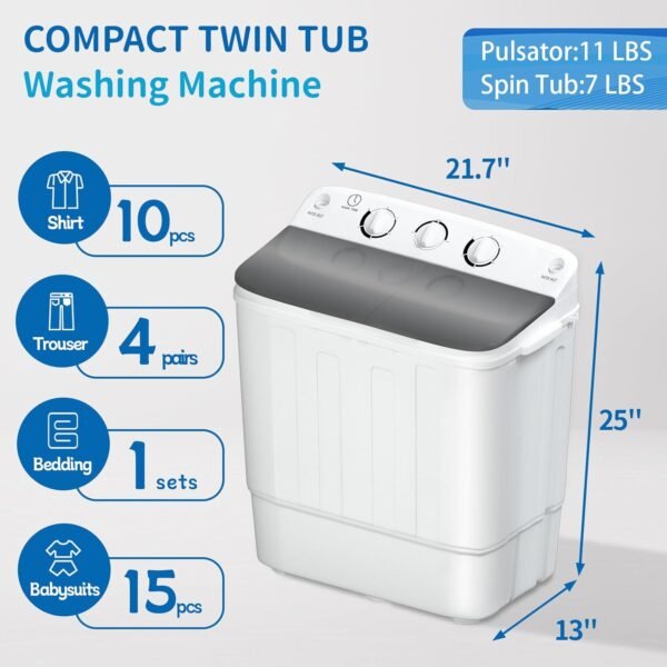 Erivess Portable Washer Review Unveils Compact Power for Apartments and RVs Erivess Portable Washer Review Unveils Compact Power for Apartments and RVs