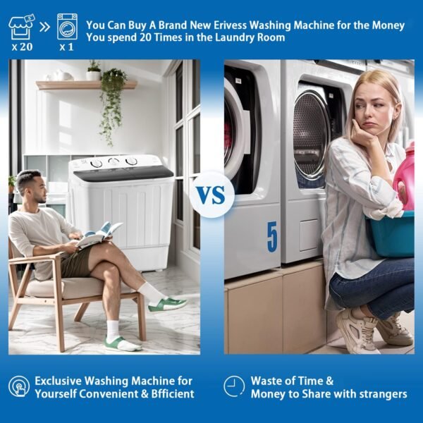 Erivess Portable Washer Review Unveils Compact Power for Apartments and RVs Erivess Portable Washer Review Unveils Compact Power for Apartments and RVs