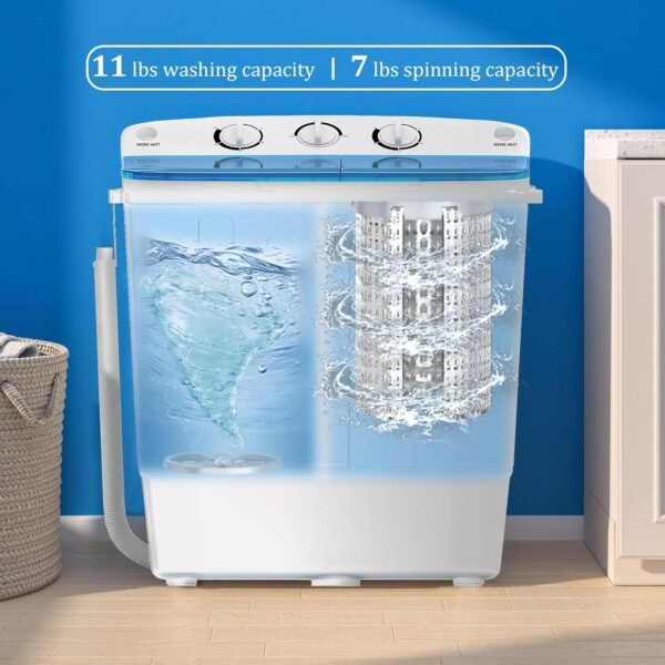Erivess Portable Washing Machine Review: Compact Twin Tub for Effortless Laundry Erivess Portable Washing Machine Review: Compact Twin Tub for Effortless Laundry