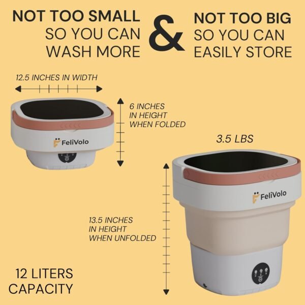 FeliVolo Portable Washing Machine Review for Students and Travelers FeliVolo Portable Washing Machine Review for Students and Travelers