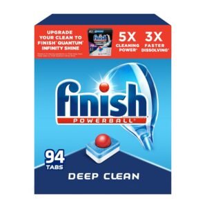 Finish - All in 1 - Dishwasher Detergent - Powerball - Dishwashing Tablets - Dish Tabs - Fresh Scent, 94 Count (Pack of 1) - Packaging May Vary Finish - All in 1 - Dishwasher Detergent - Powerball - Dishwashing Tablets - Dish Tabs - Fresh Scent, 94 Count (Pack of 1) - Packaging May Vary