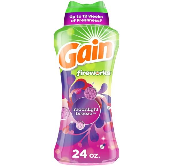 Gain Fireworks In-Wash Scent Booster Beads, Moonlight Breeze, 24 oz Gain Fireworks In-Wash Scent Booster Beads, Moonlight Breeze, 24 oz