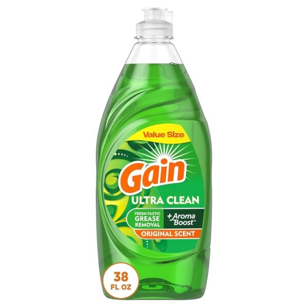Gain Ultra Dishwashing Liquid Dish Soap, Original Scent, 38 fl oz Gain Ultra Dishwashing Liquid Dish Soap, Original Scent, 38 fl oz