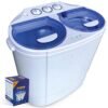 Garatic Portable Compact Mini Twin Tub Washing Machine w/Wash and Spin Cycle, Built-in Gravity Drain, 13lbs Capacity For Camping, Apartments, Dorms, College Rooms, RV’s,... Garatic Portable Compact Mini Twin Tub Washing Machine w/Wash and Spin Cycle, Built-in Gravity Drain, 13lbs Capacity For Camping, Apartments, Dorms, College Rooms, RV’s,...