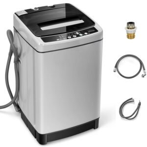 Giantex Full Automatic Washing Machine, 2 in 1 Portable Laundry Washer 1.5Cu.Ft 11lbs Capacity Washer and Spinner Combo 8 Programs 10 Water Levels Energy Saving Top Load Washer... Giantex Full Automatic Washing Machine, 2 in 1 Portable Laundry Washer 1.5Cu.Ft 11lbs Capacity Washer and Spinner Combo 8 Programs 10 Water Levels Energy Saving Top Load Washer...