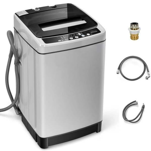 Giantex Full Automatic Washing Machine, 2 in 1 Portable Laundry Washer 1.5Cu.Ft 11lbs Capacity Washer and Spinner Combo 8 Programs 10 Water Levels Energy Saving Top Load Washer... Giantex Full Automatic Washing Machine, 2 in 1 Portable Laundry Washer 1.5Cu.Ft 11lbs Capacity Washer and Spinner Combo 8 Programs 10 Water Levels Energy Saving Top Load Washer...