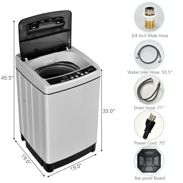 Giantex Full Automatic Washing Machine Review Unveils Top Load Convenience and Efficiency Giantex Full Automatic Washing Machine Review Unveils Top Load Convenience and Efficiency