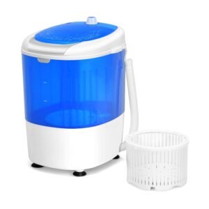 Giantex GX24977-PE, Mini Washer and Spinner Combo, 5.5lbs, Semi-automatic Compact Laundry Apartment Dorm RV Portable Washing Machine, 5.5 LBS Capacity Giantex GX24977-PE, Mini Washer and Spinner Combo, 5.5lbs, Semi-automatic Compact Laundry Apartment Dorm RV Portable Washing Machine, 5.5 LBS Capacity