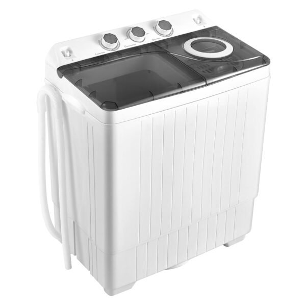 Giantex Portable Washing Machine, 26lbs Washer and Spinner Combo,18 lbs Washing 8 lbs Spinning, Built-in Drain Pump, w/Timer Control, Dorm Apartment Twin Tub Mini Laundry Washer... Giantex Portable Washing Machine, 26lbs Washer and Spinner Combo,18 lbs Washing 8 lbs Spinning, Built-in Drain Pump, w/Timer Control, Dorm Apartment Twin Tub Mini Laundry Washer...